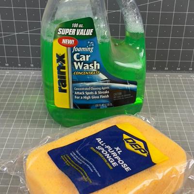 Car Wash Concentrate with a sponge 