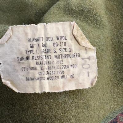 VINTAGE US Army Blanket
