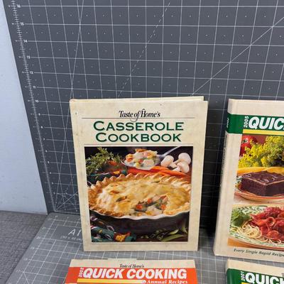 Taste of Home Series of Cook Books (9) Total 