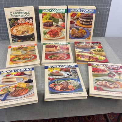Taste of Home Series of Cook Books (9) Total 