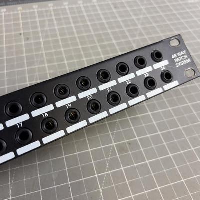 Rack Mounted 48 way Patch System