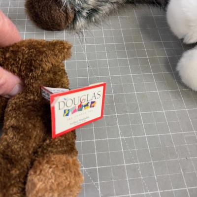 Douglas Cuddle Toys (3) Like New