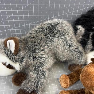 Douglas Cuddle Toys (3) Like New