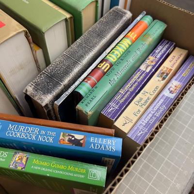 Book Lot 0: Text Books and Murder Mysteries 