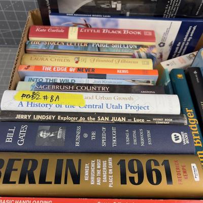 Book Lot 1: Novels, Reference Material 