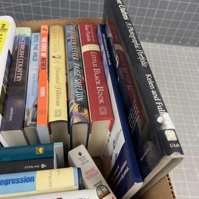 Book Lot 1: Novels, Reference Material 
