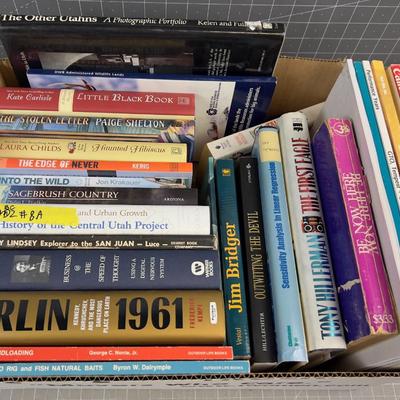 Book Lot 1: Novels, Reference Material 