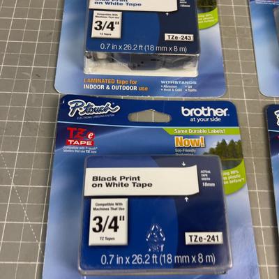 BROTHERS P-Tough Label Rolls 