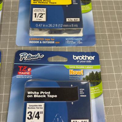 BROTHERS P-Tough Label Rolls 