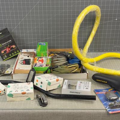 Bike parts and things. 