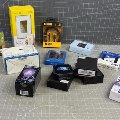 Electrical Items NEW in the Box. 
