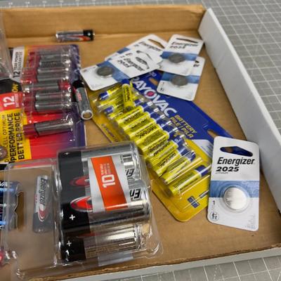 Mixed Lot of New Batteries