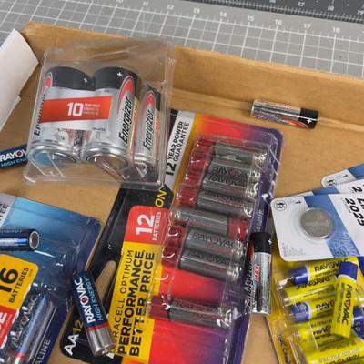 Mixed Lot of New Batteries