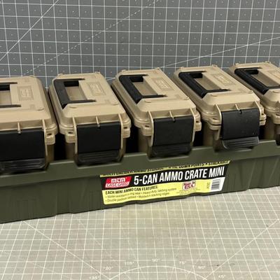 CASEGUARD 5 Can Ammo Crate Mini. 