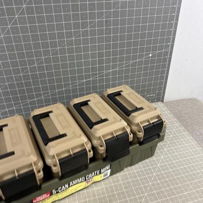 CASEGUARD 5 Can Ammo Crate Mini. 
