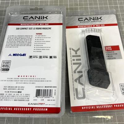 CANIK Sub Compact 15 Round Pair of in Open Box 