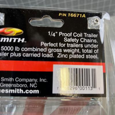 Pair of 24" Safety Chains for the Trailer