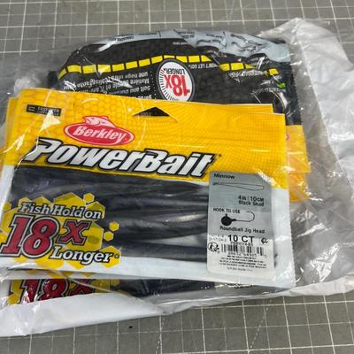 Power Bait Black Shad 