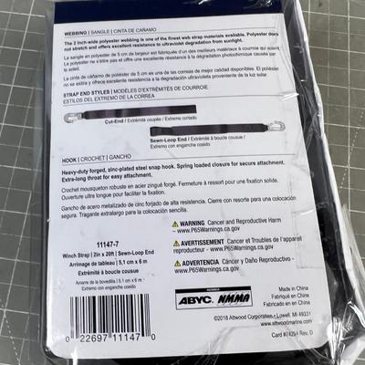 ATTWOOD Winch Strap Replacement 
