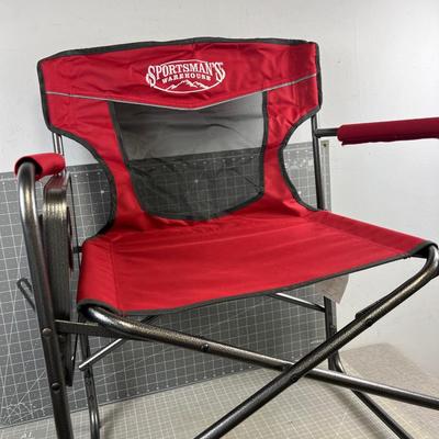 Red LIKE NEW Condition Folding Chair 