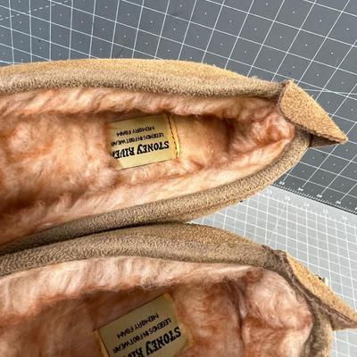 STONEY RIVER Slippers for MEN Size 14 Tan 