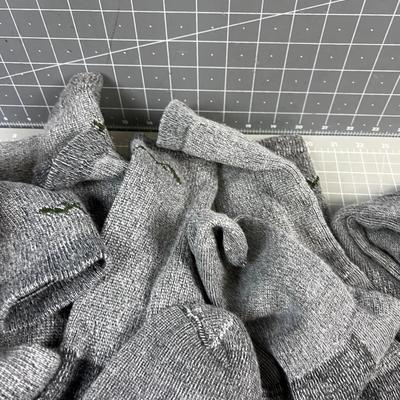 Socks MEN'S (6) Pair Sportsman's Crew Socks Large