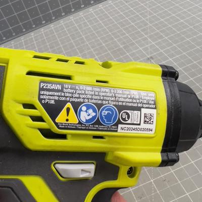 RYOBI Impact Driver - 18 Volt No Charger