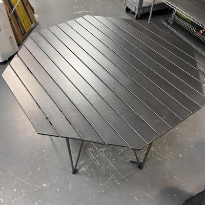 Folding Camp Table, Octagon Shape