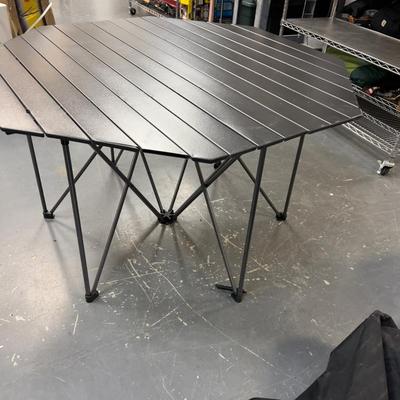 Folding Camp Table, Octagon Shape