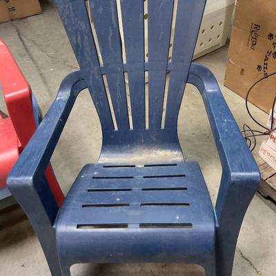 4 Adirondack STYLE  Chairs Plastic