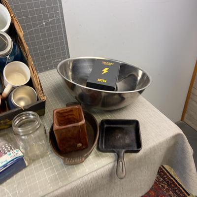 Mostly Jars and Some Kitchen Dishes 