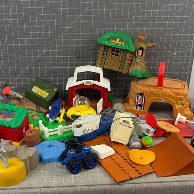 Huge Mixed Lot of Misc.., Many Fisher Price 