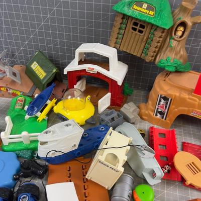 Huge Mixed Lot of Misc.., Many Fisher Price 