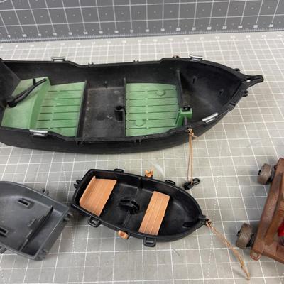 Play Mobil Boats and a Catapult
