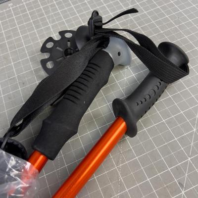 2 Trekking Sticks For Hiking or walking 