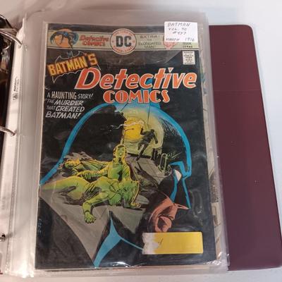 BATMAN COMIC BOOKS 1970 - 1996