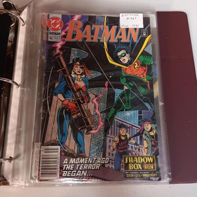 BATMAN COMIC BOOKS 1970 - 1996