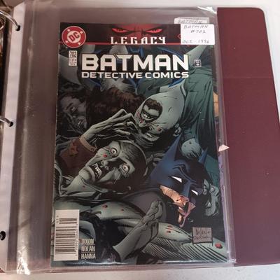 BATMAN COMIC BOOKS 1970 - 1996