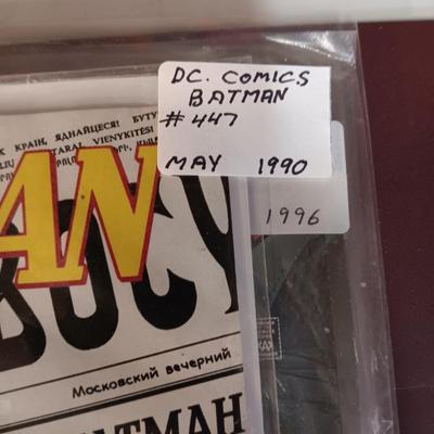 BATMAN COMIC BOOKS 1970 - 1996