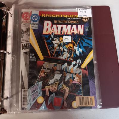 BATMAN COMIC BOOKS 1970 - 1996