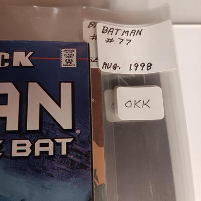 BATMAN COMIC BOOKS 1998 - 1999