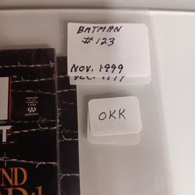 BATMAN COMIC BOOKS 1998 - 1999