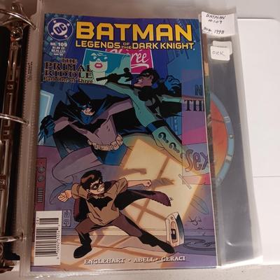 BATMAN COMIC BOOKS 1998 - 1999