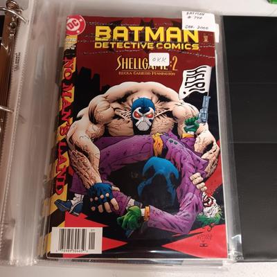 BATMAN COMIC BOOKS 2000
