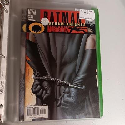 BATMAN COMIC BOOKS 2001 - 2005