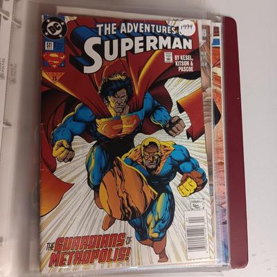 SUPERMAN, BATMAN & 1 ROBIN COMIC BOOKS