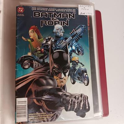 SUPERMAN, BATMAN & 1 ROBIN COMIC BOOKS