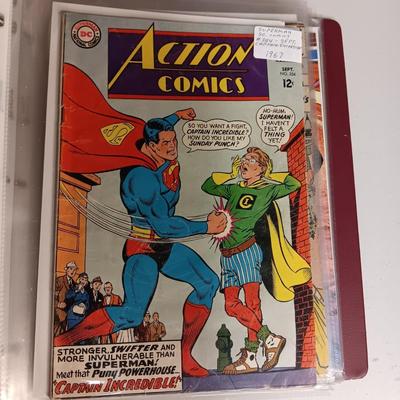 SUPERMAN, BATMAN & 1 ROBIN COMIC BOOKS