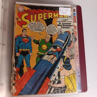 SUPERMAN, BATMAN & 1 ROBIN COMIC BOOKS