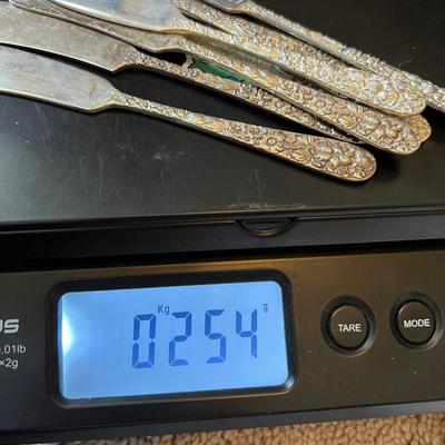 Stieff Repousee Sterling Silver Flatware 4,444 Grams 125 Pieces